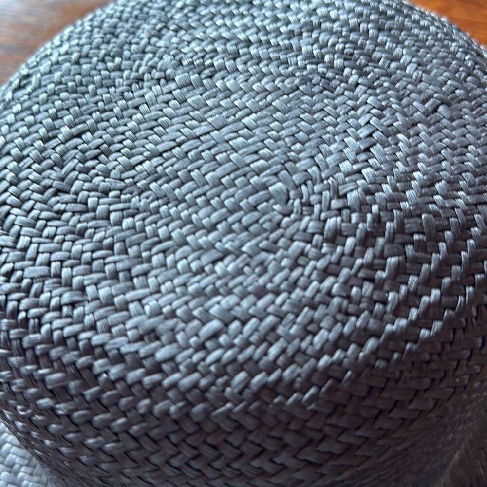 Vintage ESPIRIT Black Straw Hat Women’s Size Small - Picture 5 of 11
